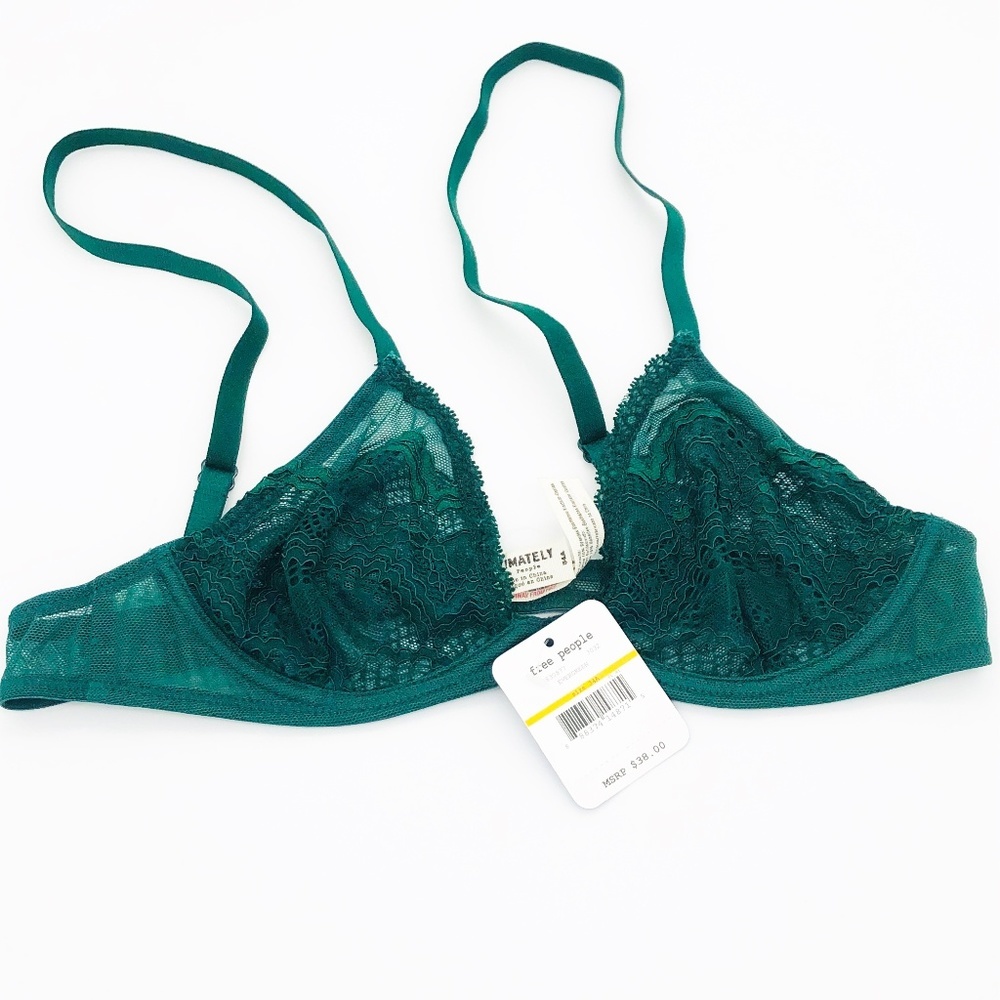 Free People Evergreen Underwire Bra SZ 34A